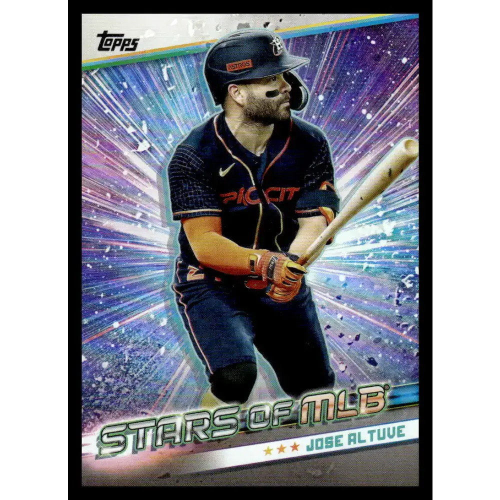 2024 Topps Stars of MLB #SMLB-40 Jose Altuve NM-MT Houston Astros Baseball Card - Baseball Card Single