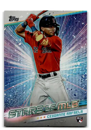 2024 Topps Stars of MLB #SMLB-48 Ceddanne Rafaela NM-MT Red Sox ID:70808 - Baseball Card Single
