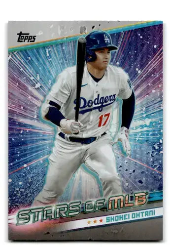 2024 Topps Stars of MLB #SMLB-55 Shohei Ohtani NM-MT Dodgers ID:71298 - Baseball Card Single