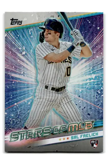 2024 Topps Stars of MLB Sal Frelick baseball card with original gloss Brewers ID 70811