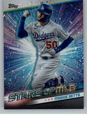 2024 Topps Stars of MLB #SMLB-9 Mookie Betts NM-MT Dodgers ID:71083 - Baseball Card Single