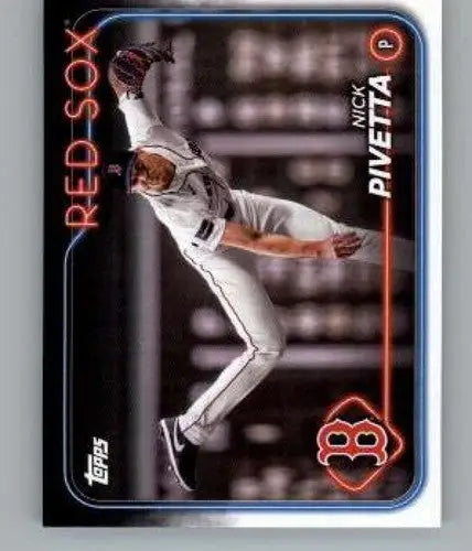 2024 Topps Team Sets Boston Red Sox #BOS-4 Nick Pivetta NM-MT Red Sox ID:81170 - Baseball Card Single