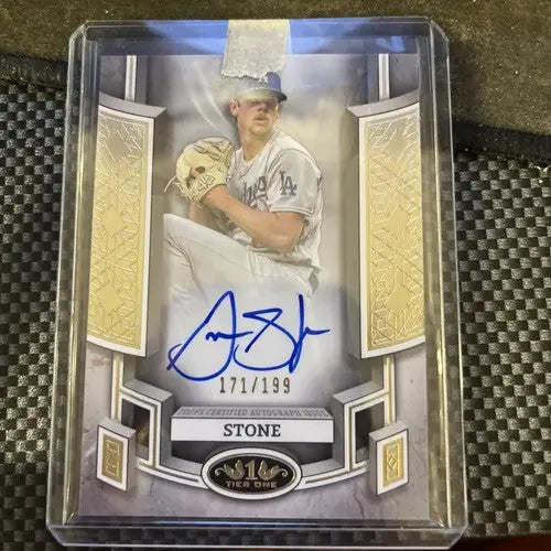 2024 Topps Tier One - Break Out Autographs #BOA-GS Gavin Stone /199