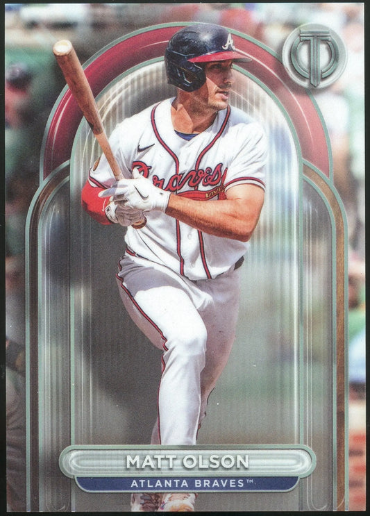 2024 Topps Tribute #2 Matt Olson Atlanta Braves - Baseball Card Single