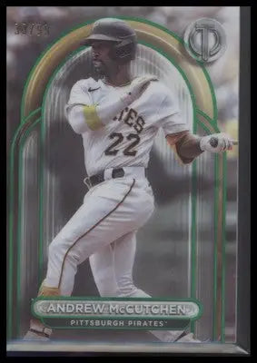 2024 Topps Tribute #32 Andrew McCutchen Green #/99 - Baseball Card Single