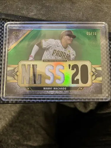 2024 Topps Triple Threads Manny Machado Relic /18 “NL SS ‘20” - Baseball Card Single
