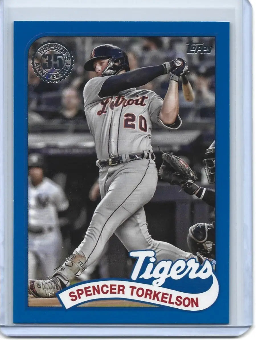 2024 Topps Update 1989 Baseball Blue Spencer Torkelson Tigers #89US-47 (h-10) - Baseball Card Single