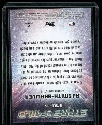 2024 Topps Update AJ Smith-Shawver #SMLB-15 Stars of MLB RC Baseball - Baseball Card Single