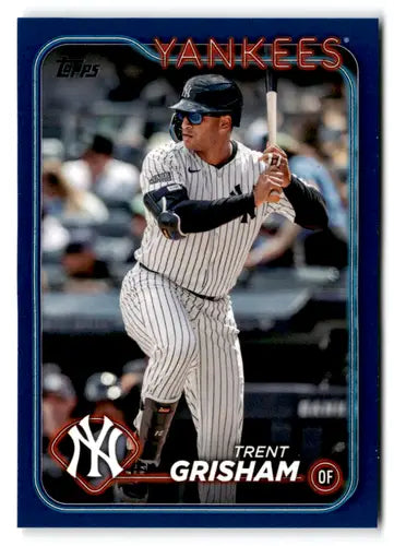 2024 Topps Update Royal Blue #US46 Trent Grisham baseball card NM-MT Yankees