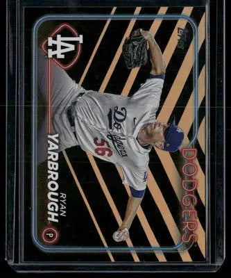2024 Topps Update Ryan Yarbrough #US68 Halloween Stripes Baseball - Baseball Card Single