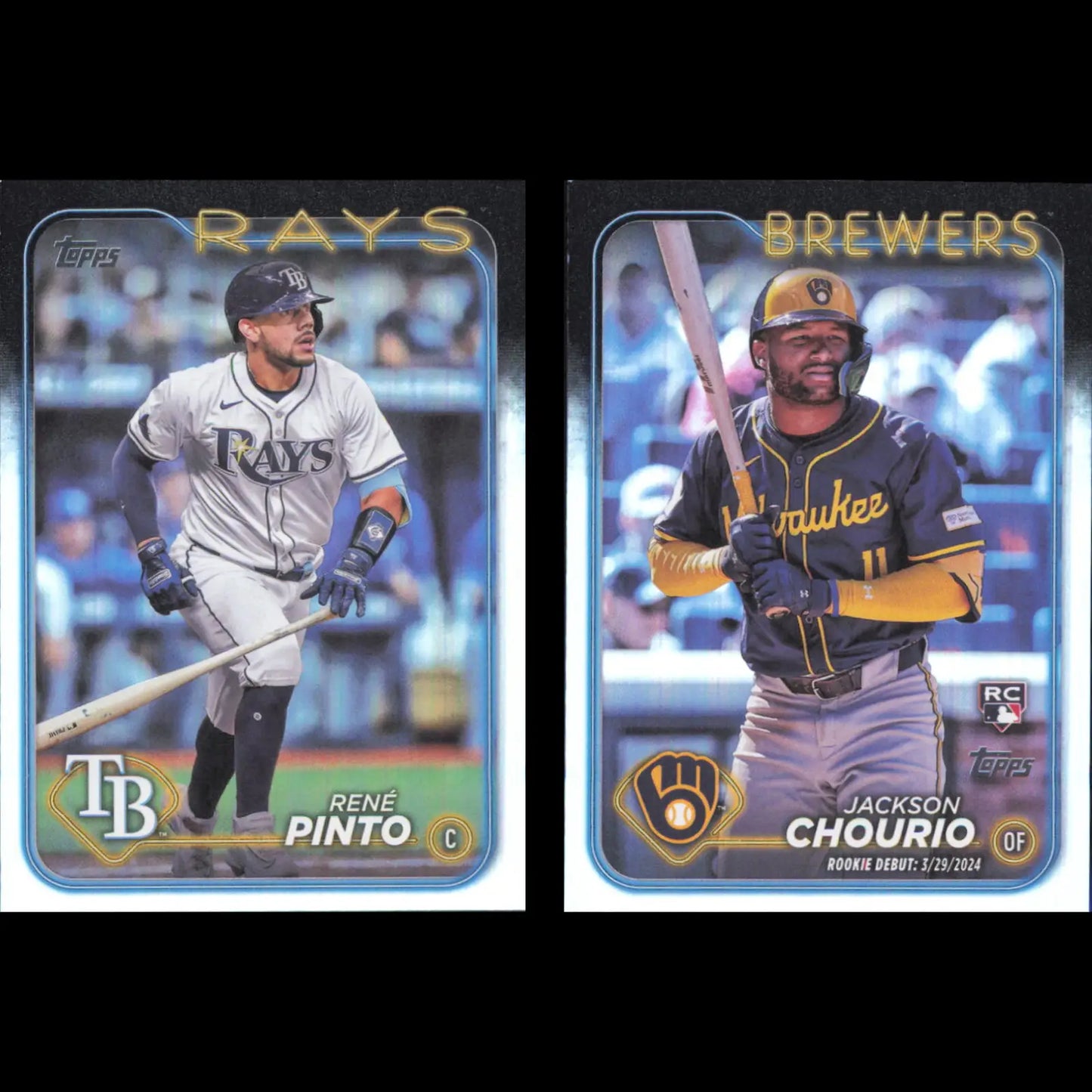 2024 Topps Update Series Rainbow Foil Complete Your Set You Pick Parallel Card - Baseball Card Single