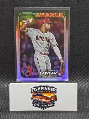 2024 Topps Update Series - Rookie Debut Jordan Lawlar #US41 Rainbow Foil (RC) - Baseball Card Single