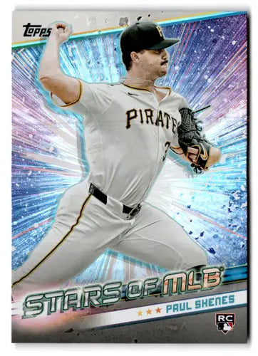 Paul Skenes baseball card from 2024 Topps Update Stars of the MLB series