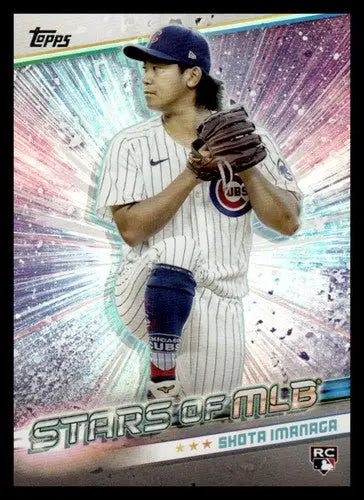 Shota Imanaga baseball card from 2024 Topps Update Stars of the MLB series