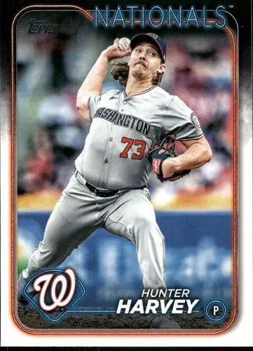 2024 Topps Update US101 Hunter Harvey Nationals baseball card NM-MT