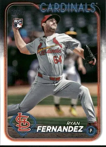 Original gloss 2024 Topps Update US111 Ryan Fernandez rookie baseball card