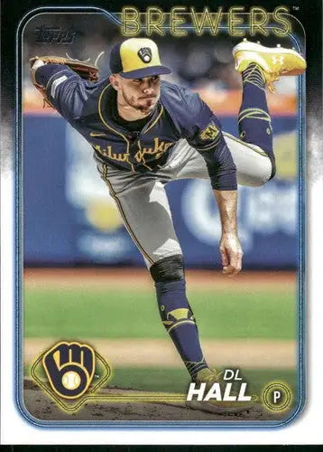 Original gloss of 2024 Topps Update US112 DL Hall baseball card NM-MT