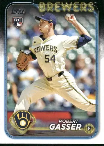 2024 Topps Update #US119 Robert Gasser NM-MT RC Rookie Brewers ID:76332 - Baseball Card Single
