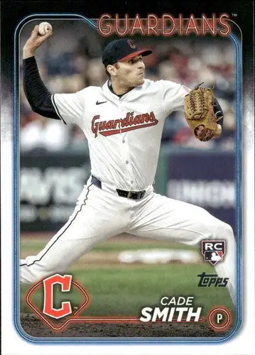 Original gloss 2024 Topps Update US134 Cade Smith baseball card NM-MT RC Rookie