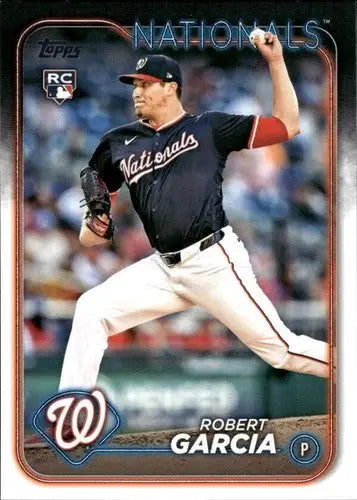 2024 Topps Update Robert Garcia rookie baseball card with original gloss
