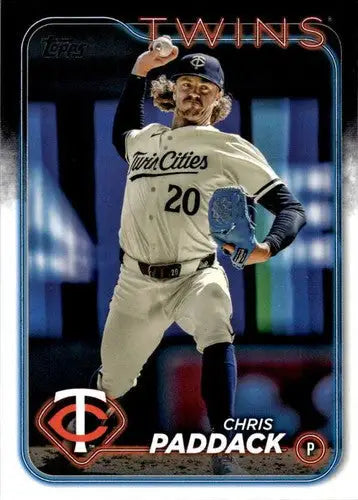 2024 Topps Update US14 Chris Paddack Twins baseball card NM MT collectible