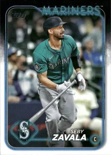 Baseball card US180 Seby Zavala Topps Update Mariners NM-MT 2024 product