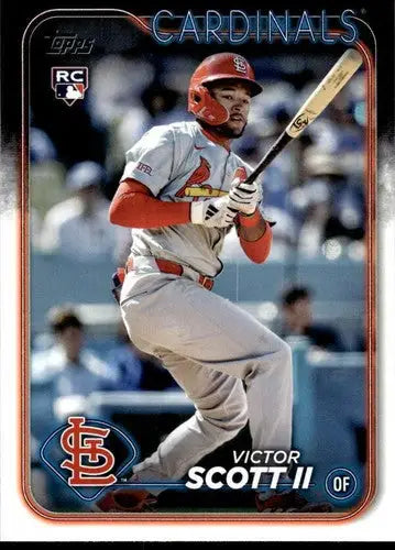 2024 Topps Update US2 Victor Scott II rookie baseball card NM-MT RC