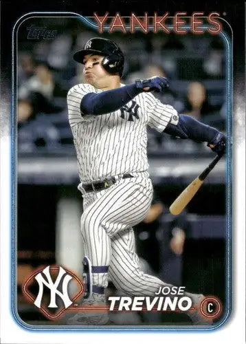 2024 Topps Update Jose Trevino baseball card with original gloss US228 Jose Trevino NM-MT