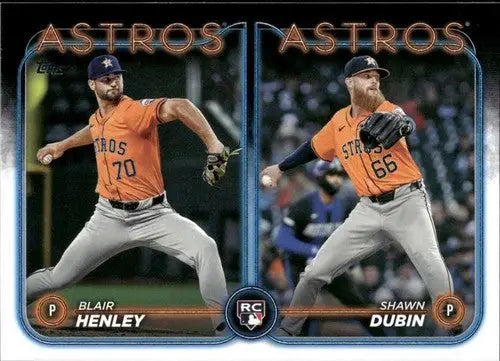 2024 Topps Update #US252 Blair Henley /Shawn Dubin NM-MT RC Rookie Astr ID:74737 - Baseball Card Single