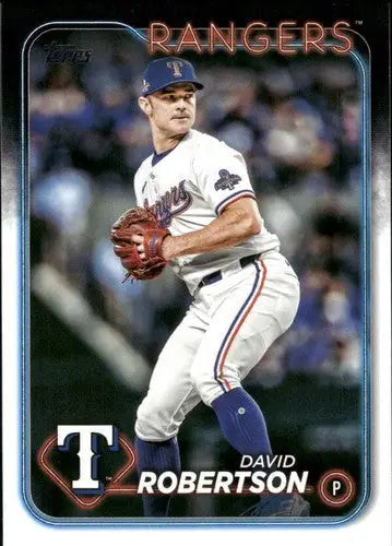 2024 Topps Update US284 David Robertson baseball card with original gloss Rangers ID 76372