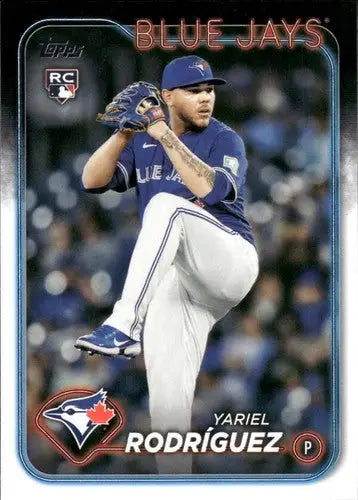 Yariel Rodriguez Blue Jays Topps Update 2024 rookie baseball card with original gloss