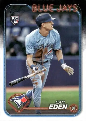 Cam Eden rookie Blue Jays baseball card from 2024 Topps Update with original gloss