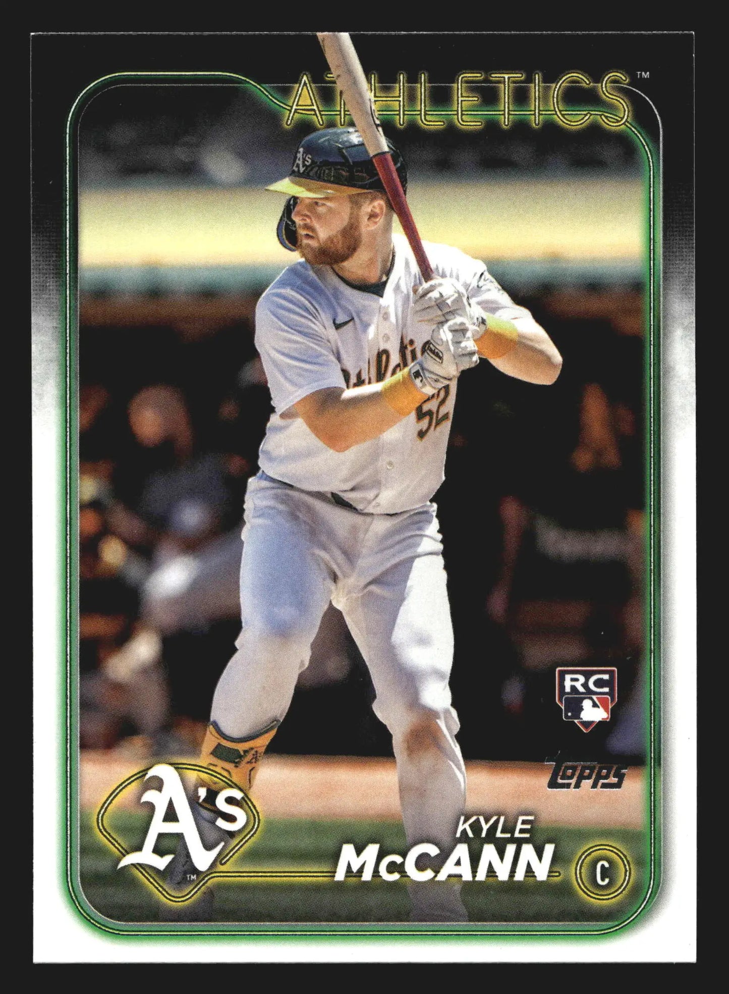 2024 Topps Update #US37 Kyle McCann Athletics RC - Baseball Card Single