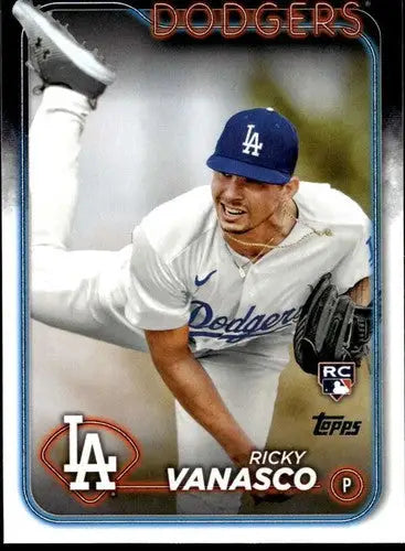 2024 Topps Update US38 Ricky Vanasco rookie baseball card with original gloss