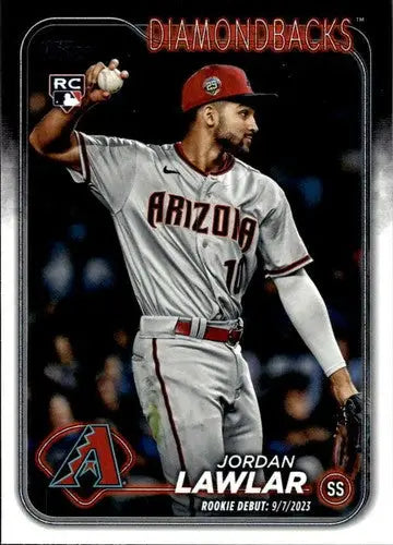 2024 Topps Update US41 Jordan Lawlar baseball card Diamondbacks NM-MT ID:76314