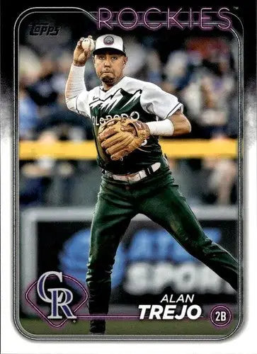 2024 Topps Update Alan Trejo baseball card with original gloss Rockies ID:74699