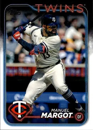 2024 Topps Update US81 Manuel Margot baseball card NM-MT Twins ID:74710