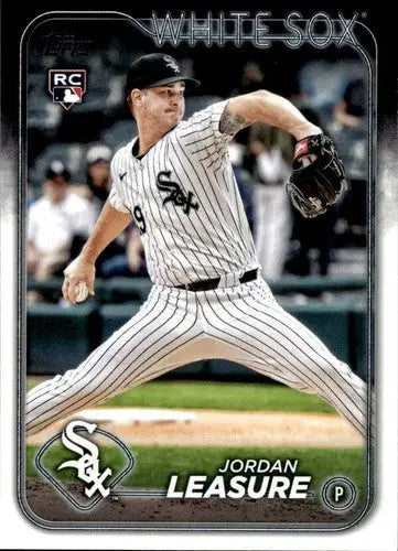 2024 Topps Update US94 Jordan Leasure baseball card with original gloss featuring White Sox rookie