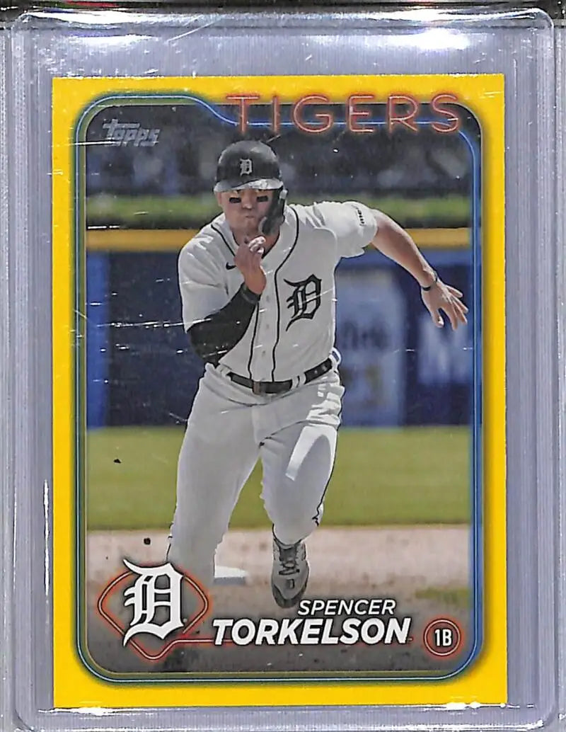 2024 Topps Yellow #185 Spencer Torkelson NM-MT Detroit Tigers