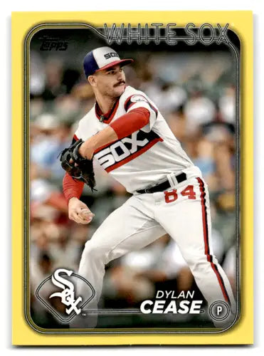 2024 Topps Yellow #40 Dylan Cease NM-MT White Sox ID:68193 - Baseball Card Single