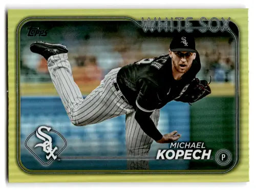2024 Topps Yellow Foil Michael Kopech White Sox baseball card NM-MT