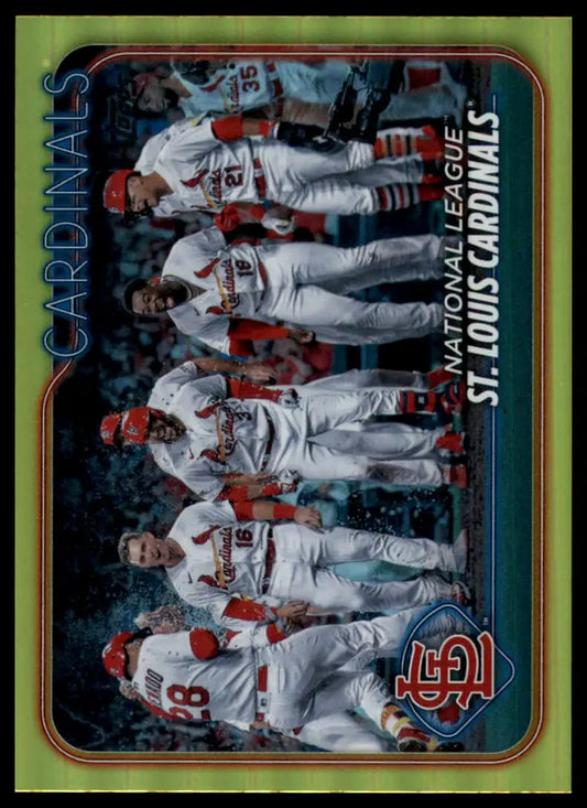 2024 Topps - Yellow Foil #251-500 Complete Your Set You Choose Pick Near Mint - 490 St. Louis Cardinals - Baseball Card