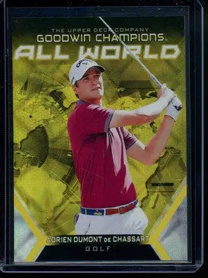 2024 UD Goodwin Champions All World Adrien Dumont de Chassart #AW-5 Yellow - Other