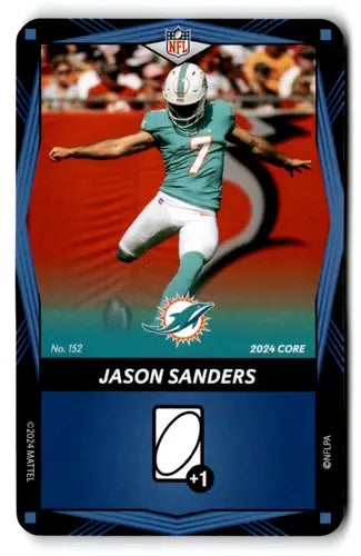 2024 UNO Elite Core Edition Blue #152 Jason Sanders NM Near Mint Dolphi ID:82720 - Football Card Single