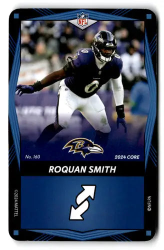 2024 UNO Elite Core Edition Blue #160 Roquan Smith NM Near Mint Ravens ID:82722 - Football Card Single