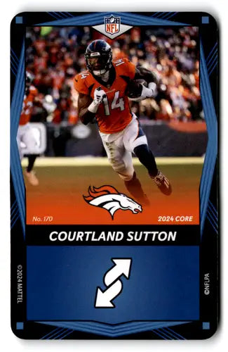 2024 UNO Elite Core Edition Blue #170 Courtland Sutton NM Near Mint Bro ID:82724 - Football Card Single