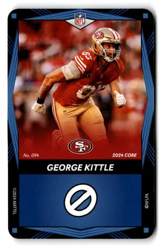 2024 UNO Elite Core Edition Blue #94 George Kittle NM Near Mint 49ers ID:82709 - Football Card Single