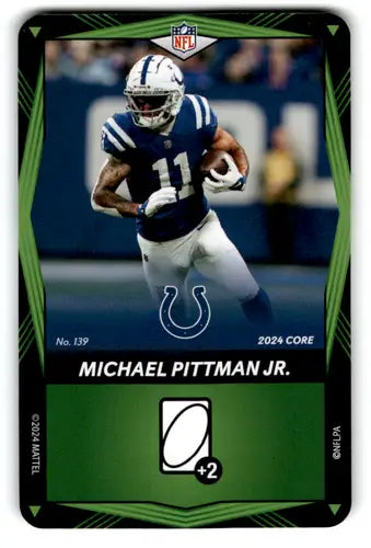2024 UNO Elite Core Edition Green #139 Michael Pittman Jr. NM Near Mint ID:82819 - Football Card Single