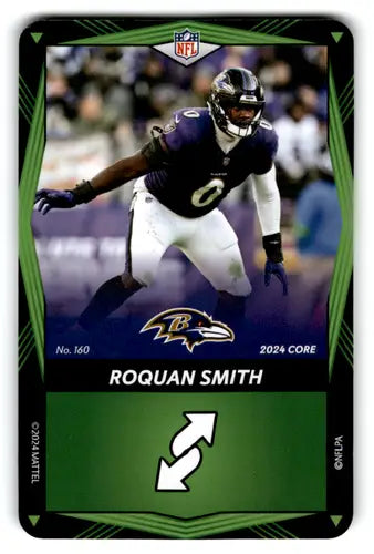 2024 UNO Elite Core Edition Green #160 Roquan Smith NM Near Mint Ravens ID:82821 - Football Card Single