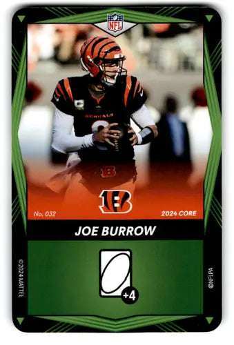 2024 UNO Elite Core Edition Green #32 Joe Burrow NM Near Mint Bengals ID:82806 - Football Card Single